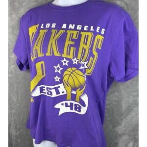 Junk Food Clothing Lakers Vintage Inspired Tee Women's Large
